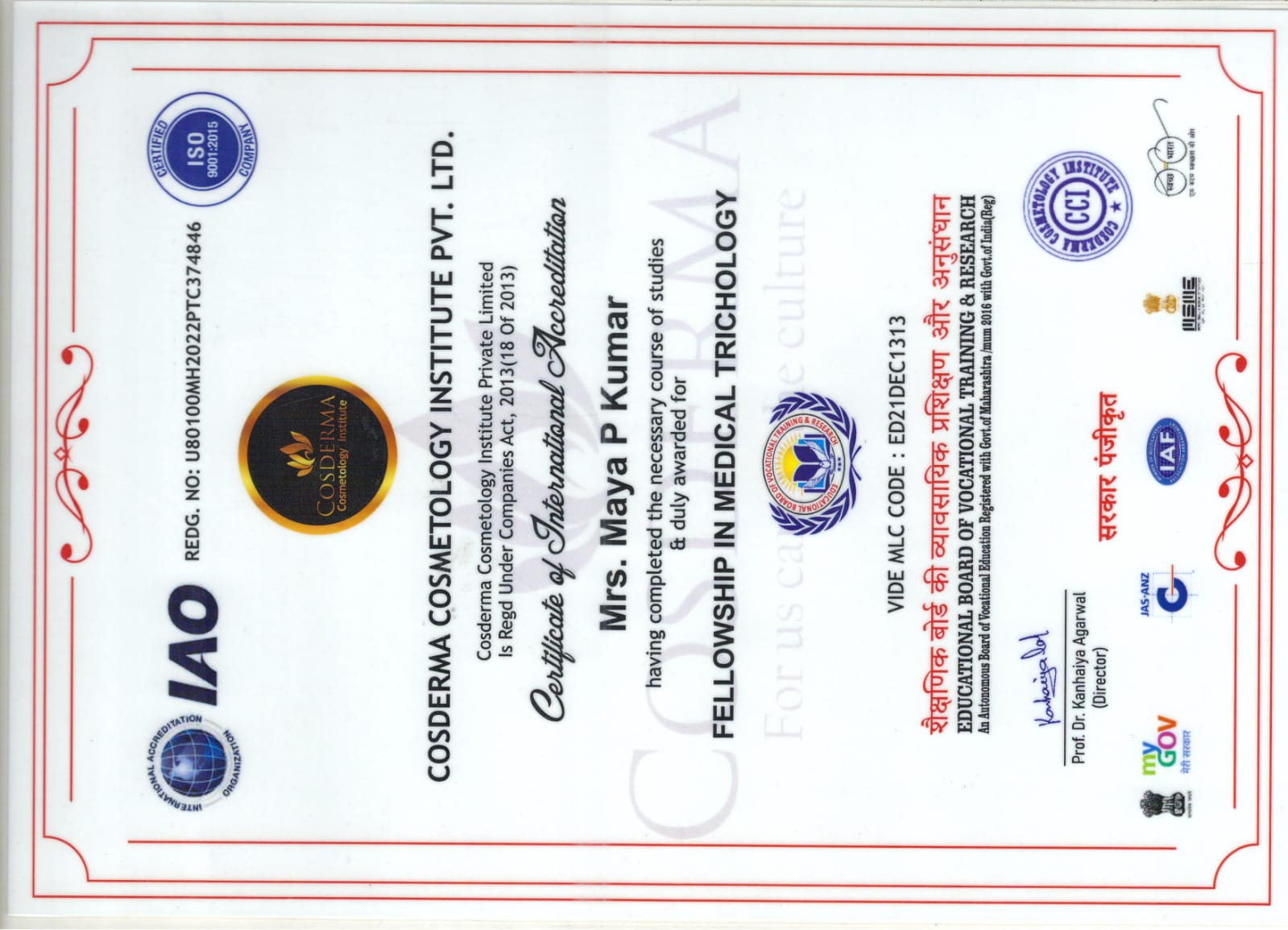 Certificate 7